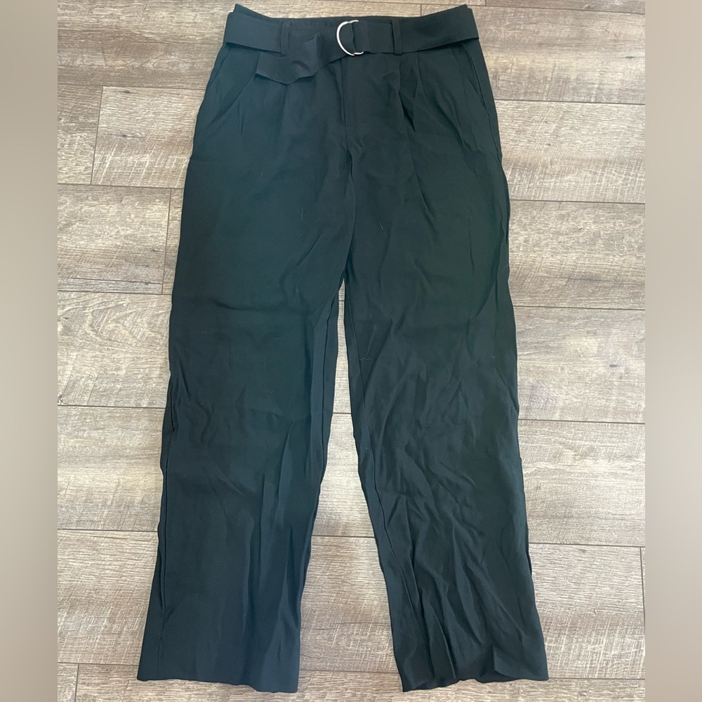 A New Day Black Wide-Leg Pants size 10